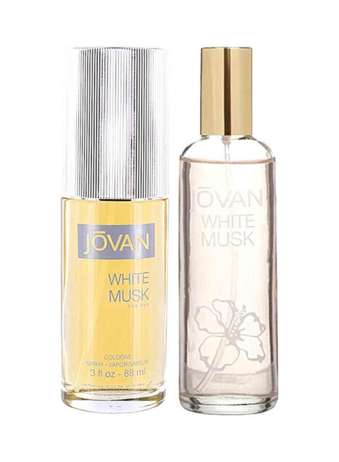White Musk EDC And White Musk Cologne Gift Set 96 Milliliter, 88ml