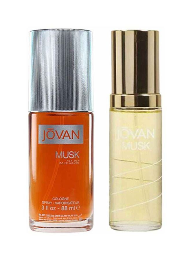 Cologne Concentrate And Musk Cologne Spray Gift Set Cologne Concentrate 59 Ml, Musk Cologne 88ml