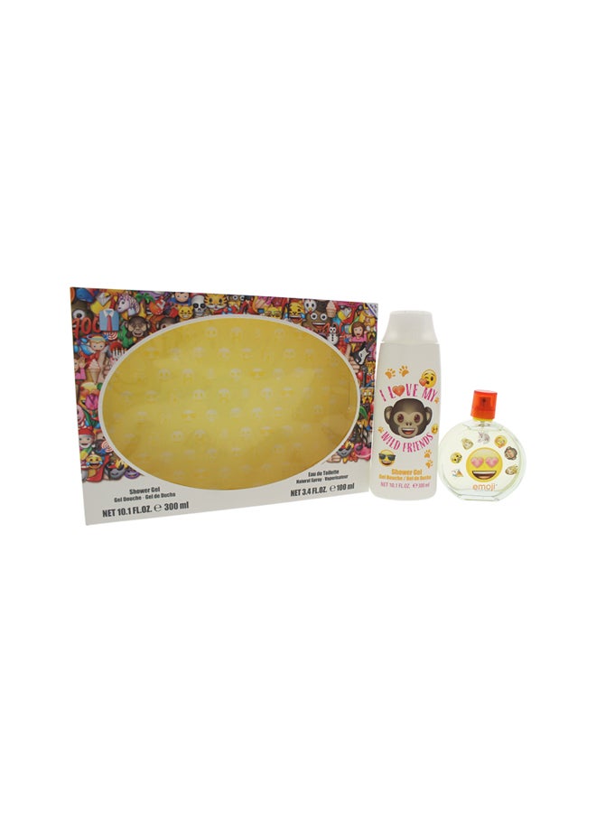 I Love My Wild Friends Gift Set (Shower Gel-300 ml, EDT Spray-100 ml)