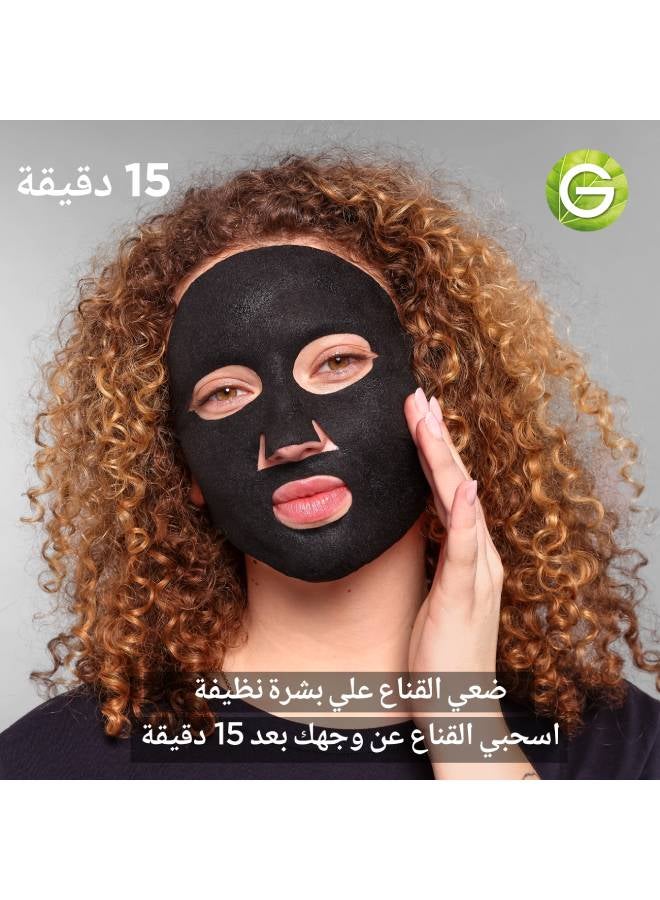 Skinactive Tissue Pure Charcoal, Purifying And Hydrating Pores Visible Reduced Sheet Mask Black - image 7