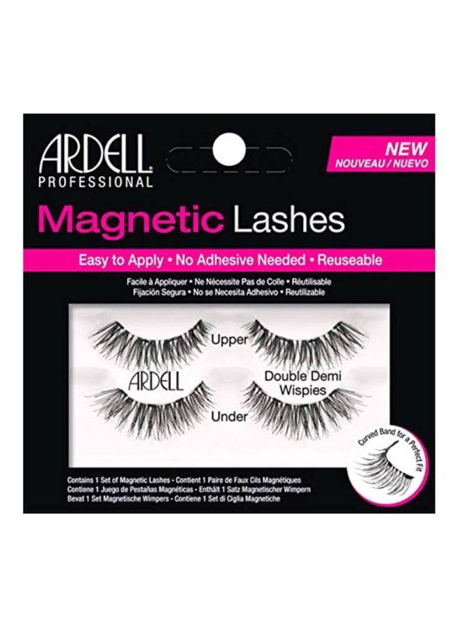 4-Piece Magnetic Double Strip False Lashes Wispies