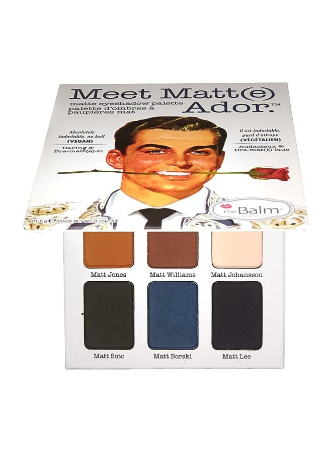Meet Matte Ador Eyeshadow Palette Multicolour