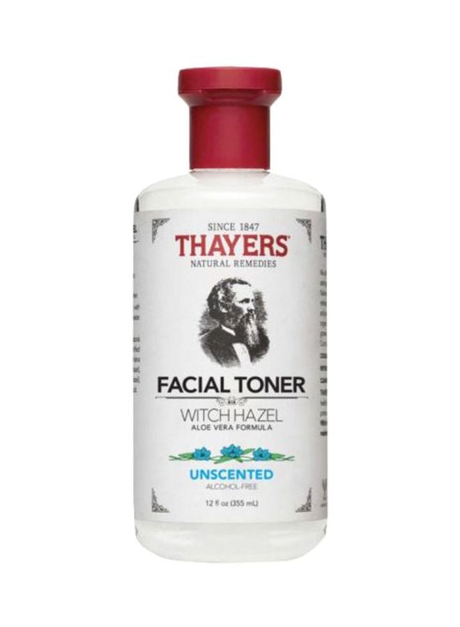 Witch Hazel Unscented Aloe Vera Formula Facial Toner 355ml