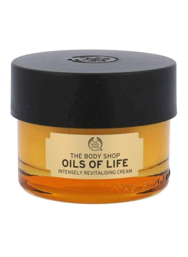 Oils Of Life Intensely Revitalising Cream - with 3 Precious Seed Oils – Lightweight, Silky-Soft Daily Moisturiser | Replenishes Moisture, Revitalises Skin, Enhances Radiance, 50ml