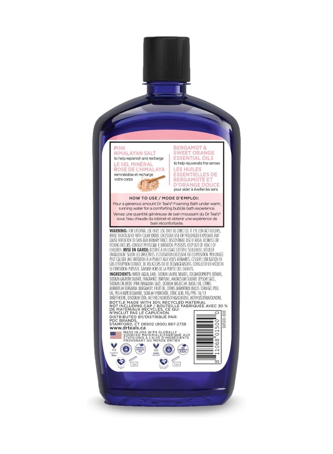 Pink Himalayan Foaming Bath to Restore & Replenish - Recharges the Body & Soothes the Senses with Bergamot & Sweet Orange Pink 1000ml - image 2