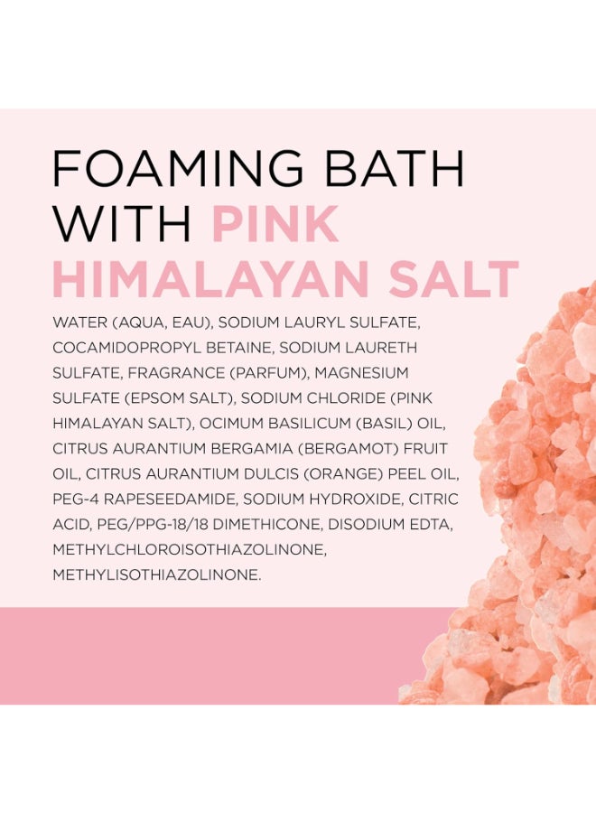 Pink Himalayan Foaming Bath to Restore & Replenish - Recharges the Body & Soothes the Senses with Bergamot & Sweet Orange Pink 1000ml - image 8