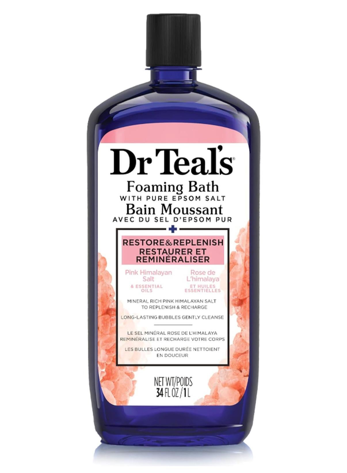 Pink Himalayan Foaming Bath to Restore & Replenish - Recharges the Body & Soothes the Senses with Bergamot & Sweet Orange 1000ml