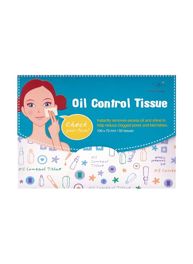 Oil Control Tissues 50-Piece