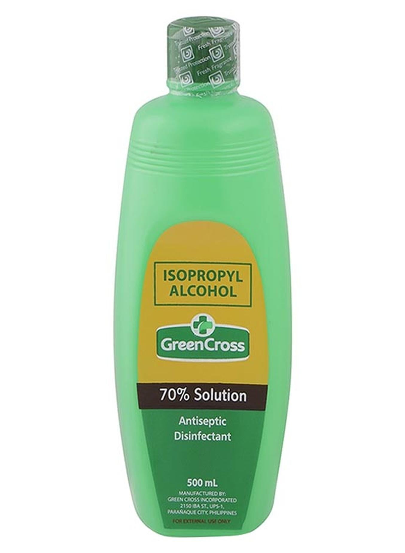 Isopropyl Alcohol Antiseptic Disinfectant Green 500ml