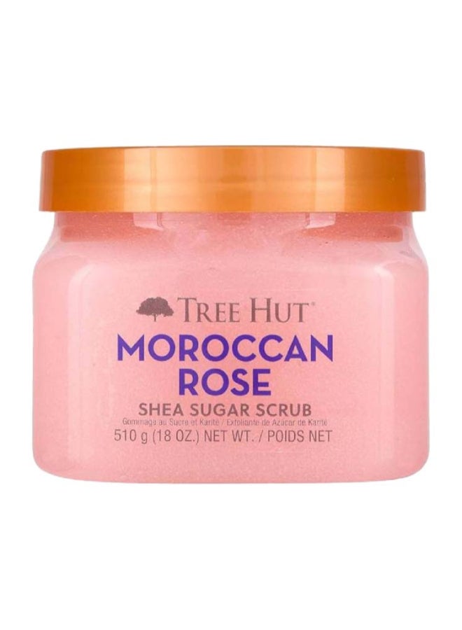 Morrocon Rose Shea Sugar Scrub Pink 510grams