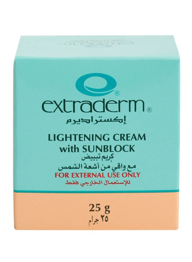 Lightening Cream With Sunblock SPF20 25grams