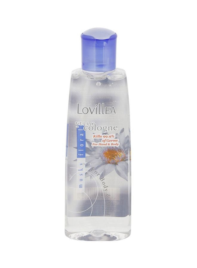 Musky Floral Body And Hand Gelly Cologne Gel Clear/Blue 200ml