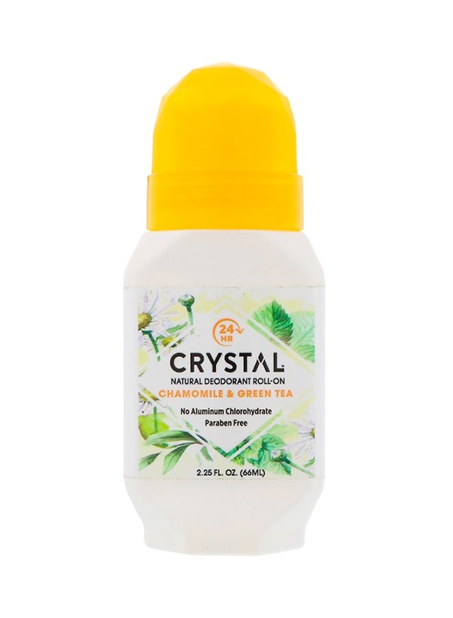 Mineral Deodorant Roll On - Chamomile And Green Tea Clear 66ml