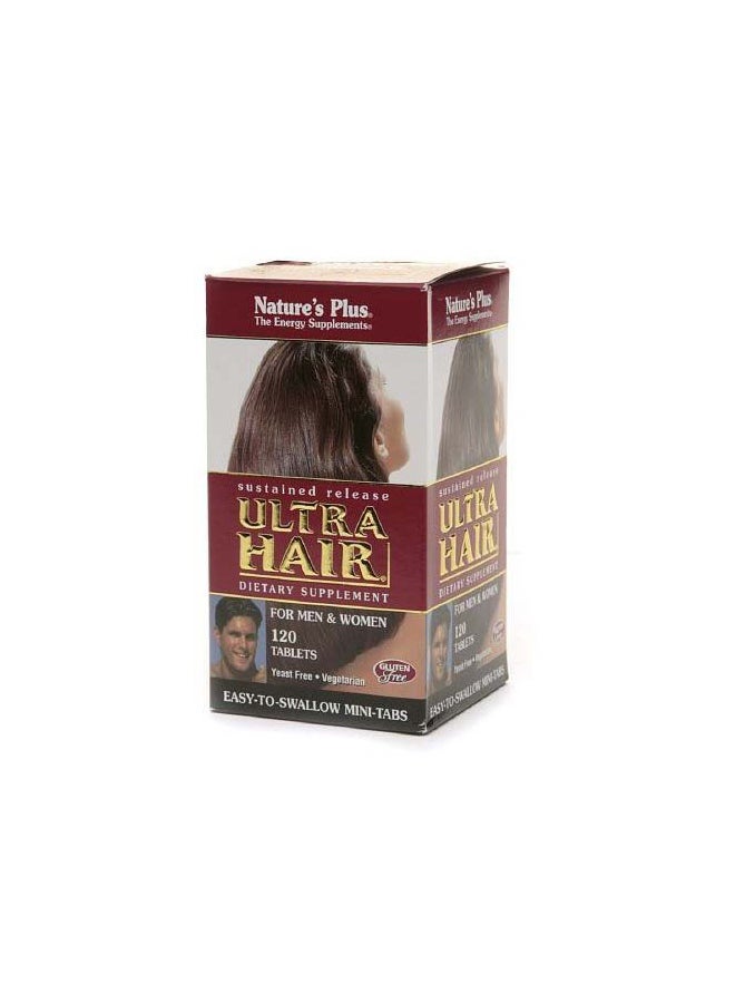 Ultra Hair Sustained Release Dietary Supplement - 120 Tablets