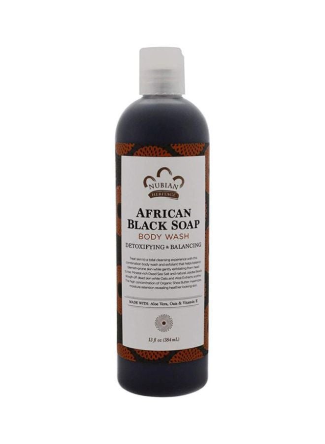 African Black Soap Body Wash Black 384ml