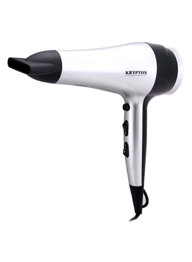 Powerful Hair Dryer Salon Quality with Cool Shot Function Silver/Black