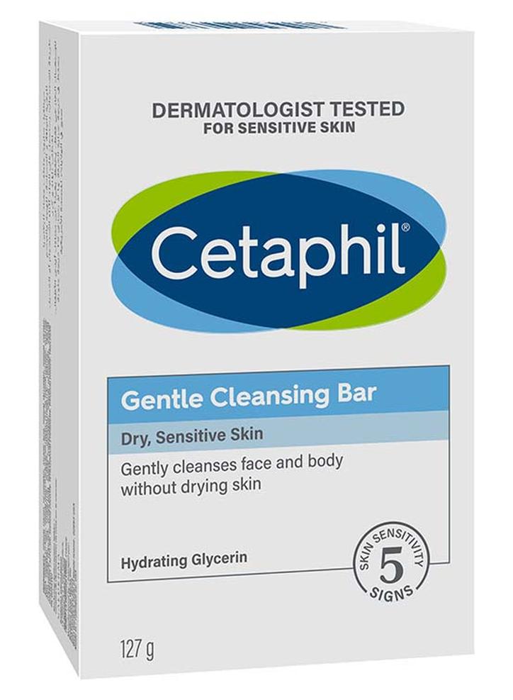 Gentle Cleansing Bar, Nourishing Cleansing Bar For Dry, Sensitive Skin,Face And Body, Unscented, Non-Comedogenic, For Men And Women 127grams