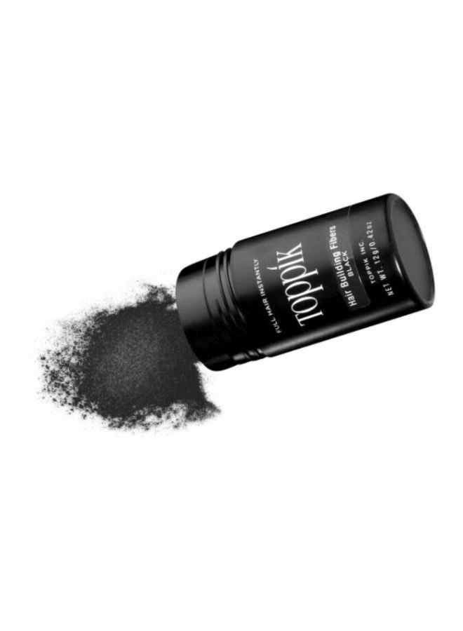 Hair Building Fibers Instant Hair Concealer for Thinning Hair, Hair Fiber for Men & Women, Texture Powder with Natural Keratin, Long-Lasting Hair Color - Black 12grams - image 3