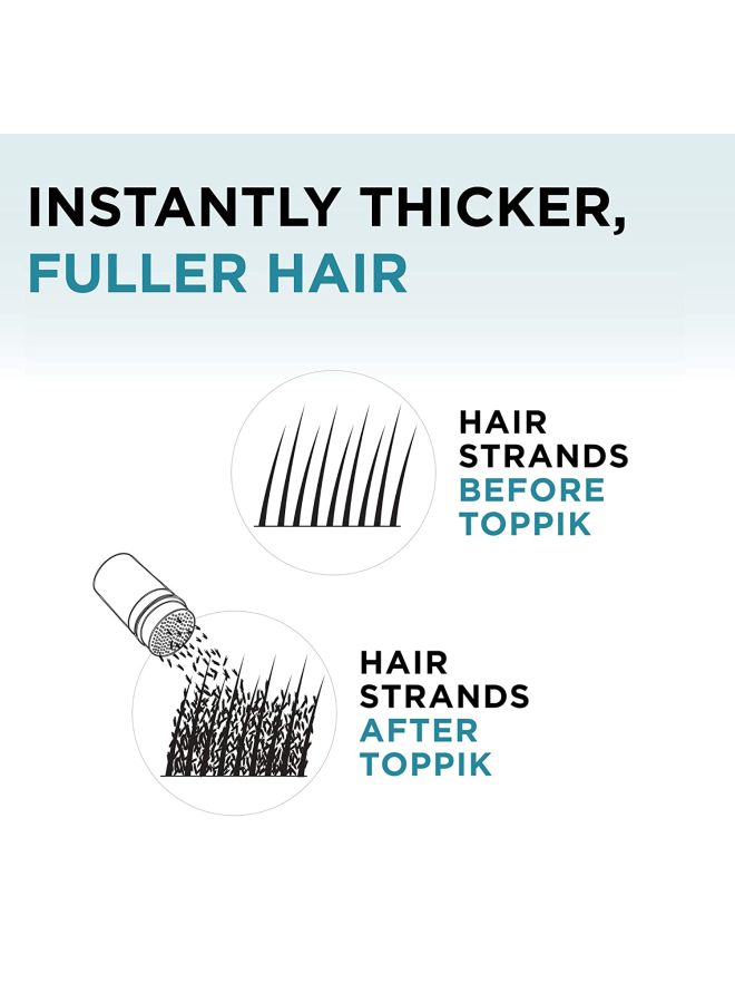 Hair Building Fibers Instant Hair Concealer for Thinning Hair, Hair Fiber for Men & Women, Texture Powder with Natural Keratin, Long-Lasting Hair Color - Black 12grams - image 4