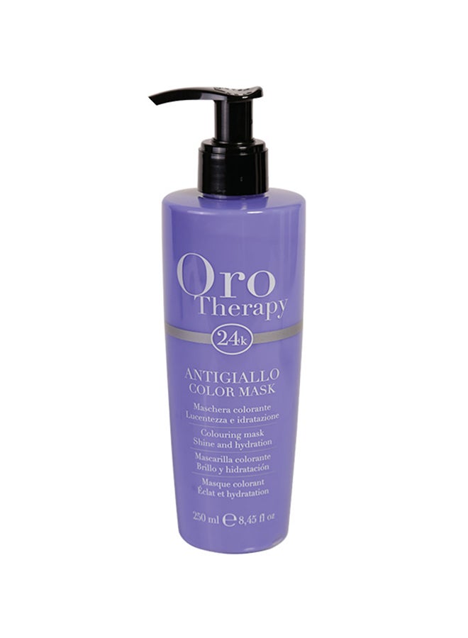 Oro Therapy Colouring Mask Shine And Hydration 24k Antigiallo 250ml