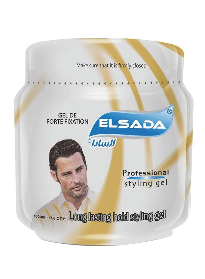 Professional Hair Styling Gel Yellow yellow 1000ml
