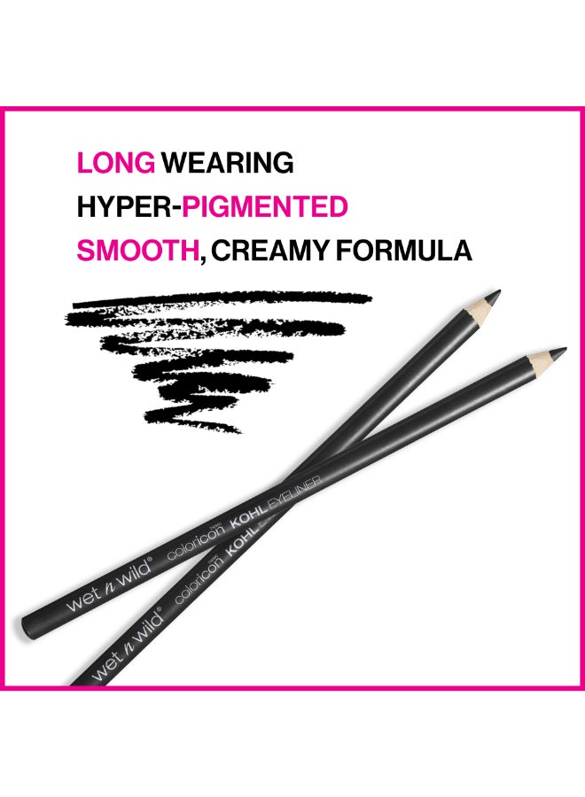 Color Icon Kohl Liner Pencil 601A Baby's Got Black - image 6