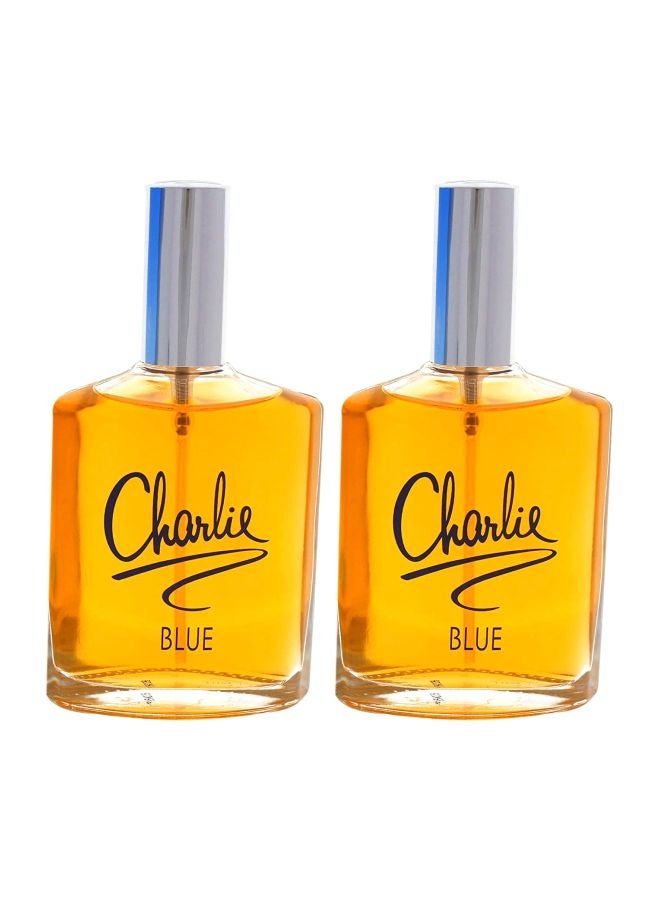 Set Of 2 Charlie Blue EDT 2x100ml