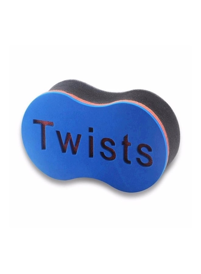 Twist Curly Sponge Brush Blue/Orange/Black