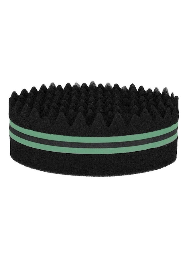 Two-Sided Curly Sponge Black/Green