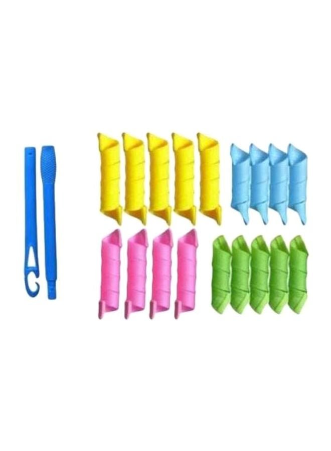 20-Piece Magic Leverag Hair Curler Set Multicolour 23.8x22x4.7cm