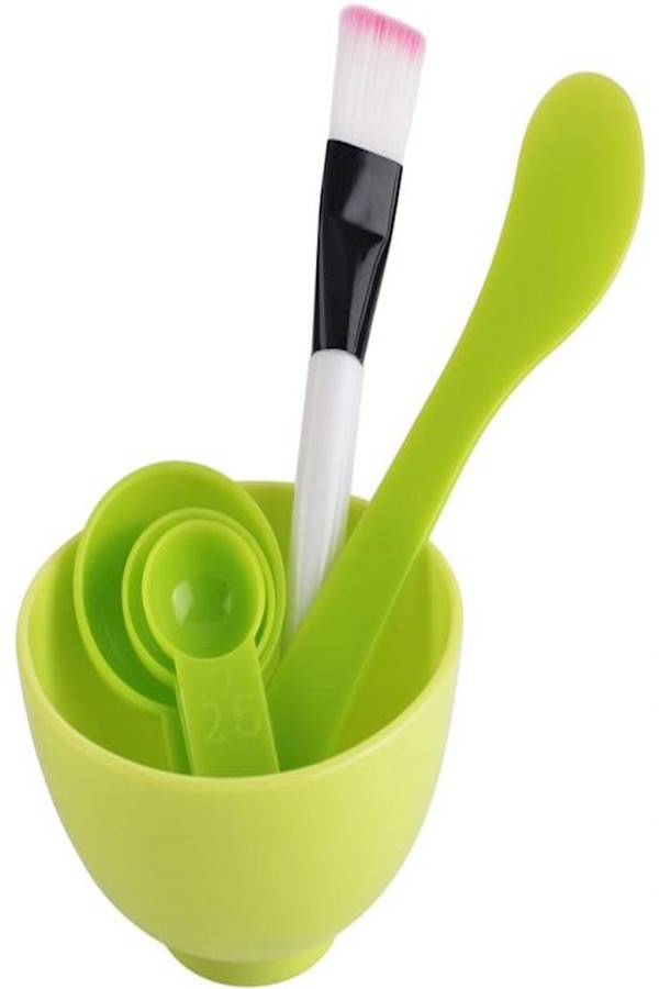 4-In-1 Make-up Beauty Diy Facial Face Mask Green/Black/White