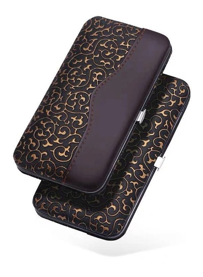12-Piece Cutter And Clipper Nail Art Set Brown