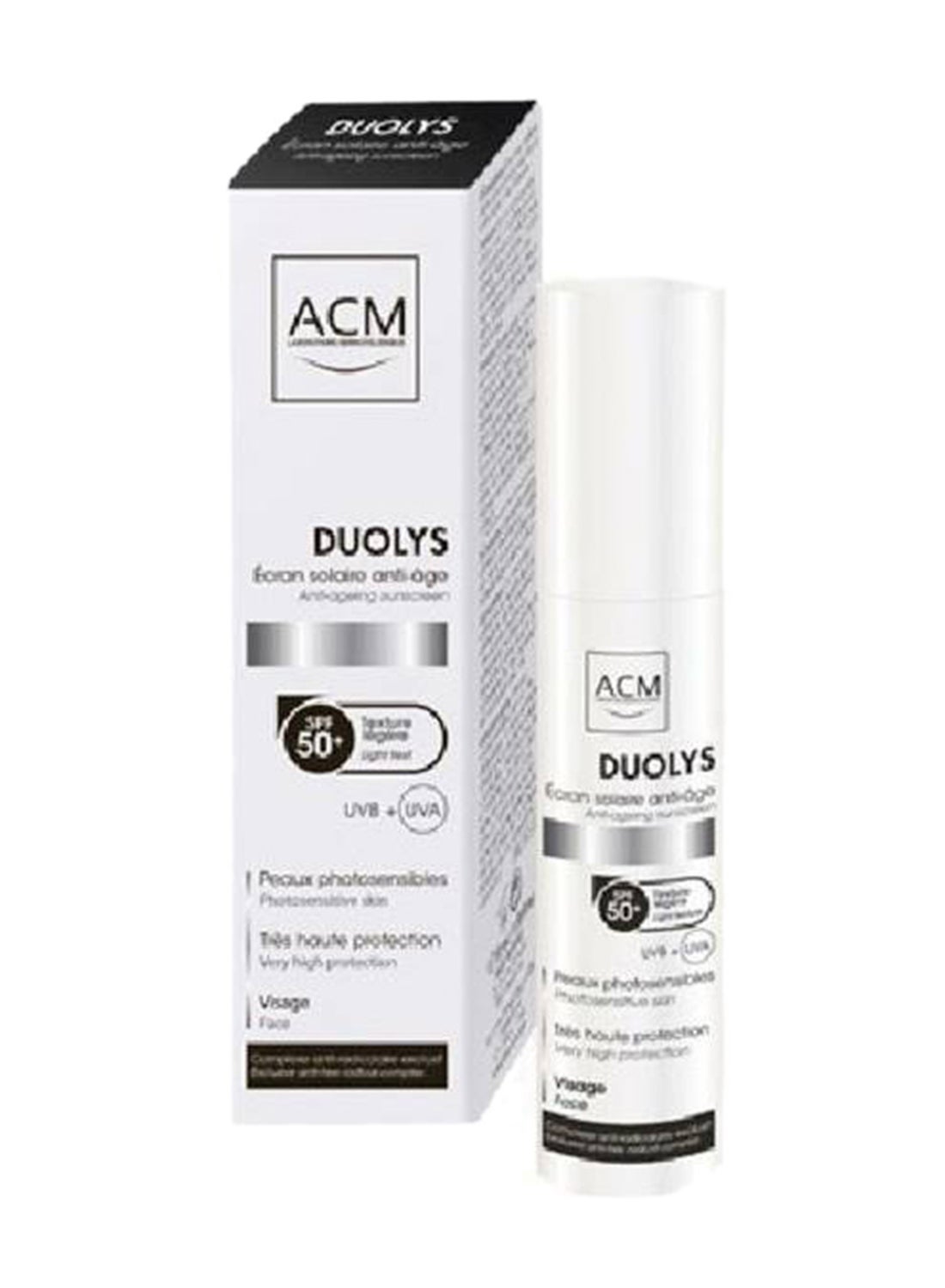 Duolys Anti-Ageing Sunscreen SPF50+, 50ml – High Protection Face Sunscreen for Daily Use 50ml