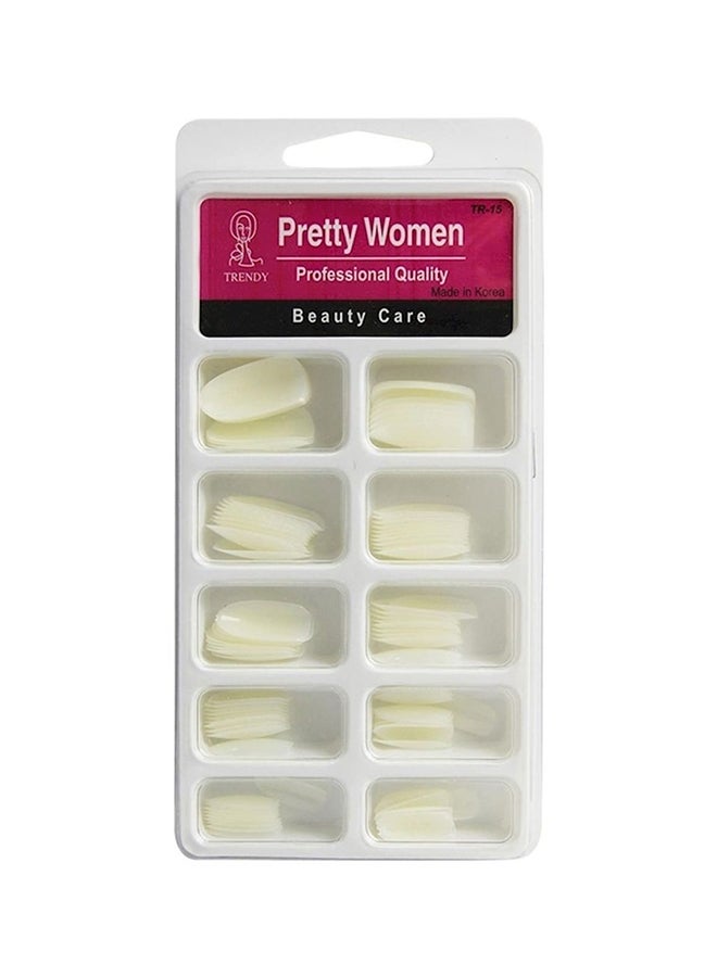 100 Piece Nail Tips White