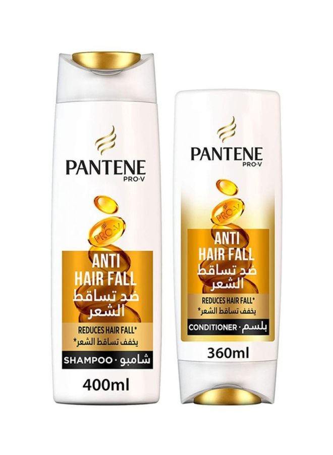 2-Piece Anti-Hair Fall Shampoo Shampoo(400), Conditioner(360)ml