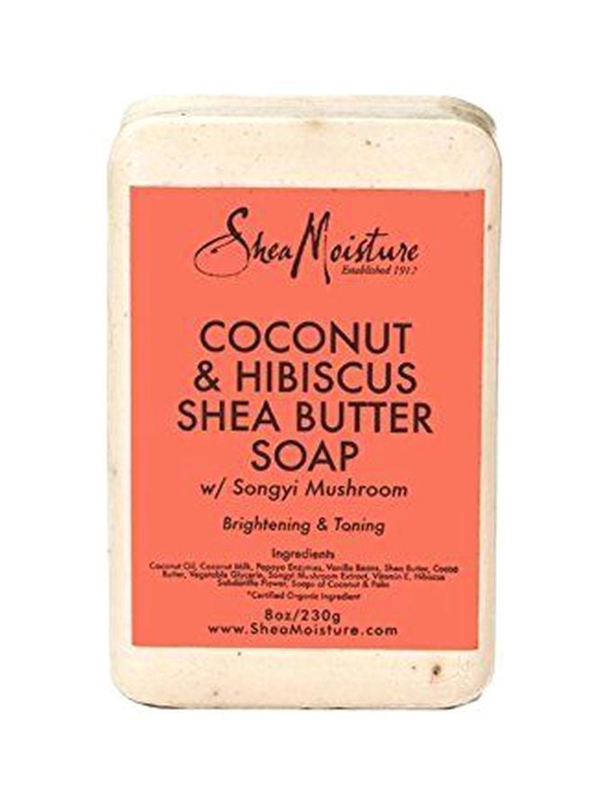 Coconut And Hibiscus Bar Soap Beige