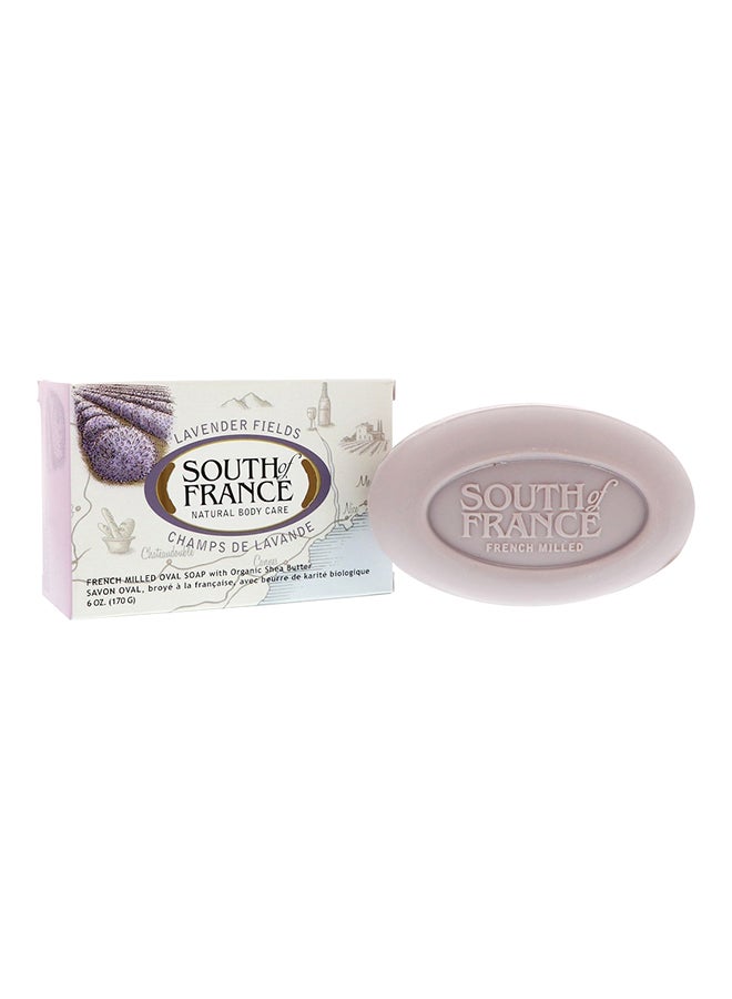 (2 Pack)-South of France Natural Bar Soap, Lavender Fields, 6 Ounce each