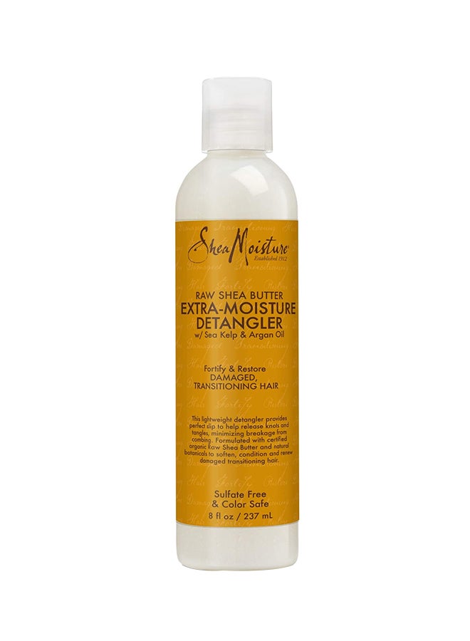 Raw Shea Butter Extra-Moisture Detangler 8Oz (1 Pack) Clear