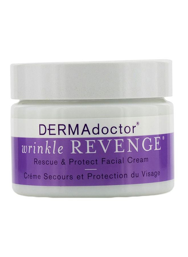 Wrinkle Revenge Rescue & Protect Facial Cream White/Purple 50ml