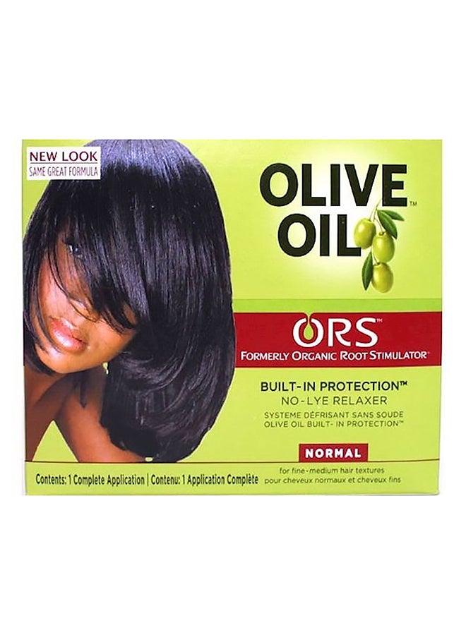 Built-in protection No Lye Hair Relaxer 1x25ml + 45.8ml + 184g + 2x25ml + 25ml