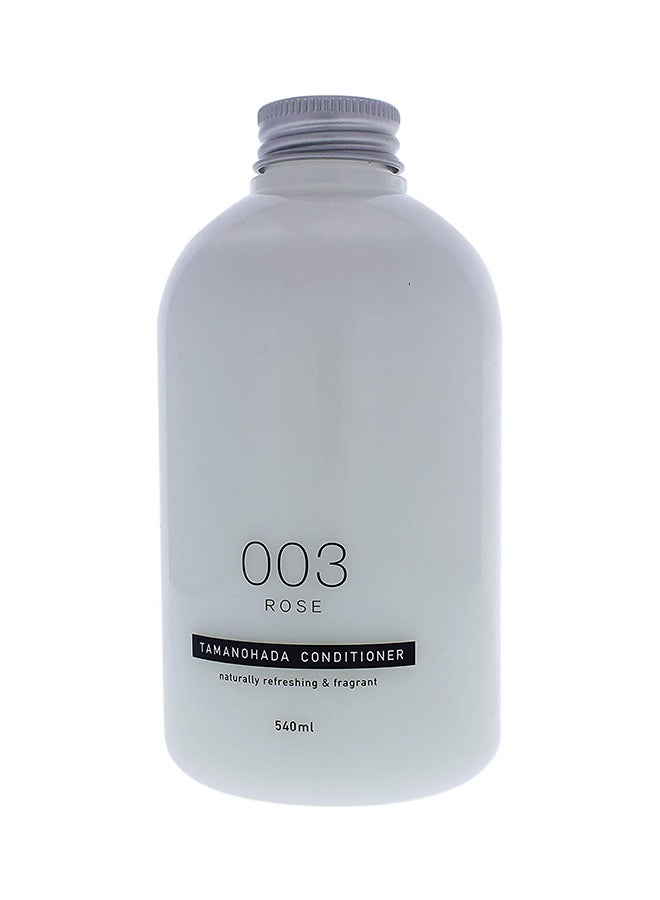 Tamanohada Conditioner Naturally Refreshing & Fragrant #003 Rose 540Ml
