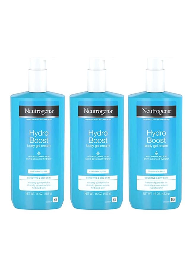 Pack Of 3 Hydro Boost Hydrating Body Gel Cream 453grams