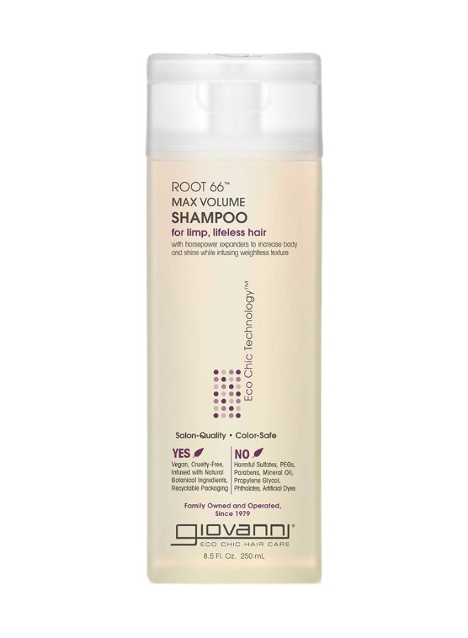 Giovanni Root 66 Max Volume Shampoo, Eco Chic Technology 250ml