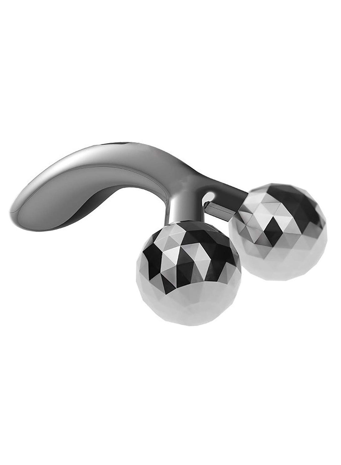 3D-Roller Facial Massager Silver