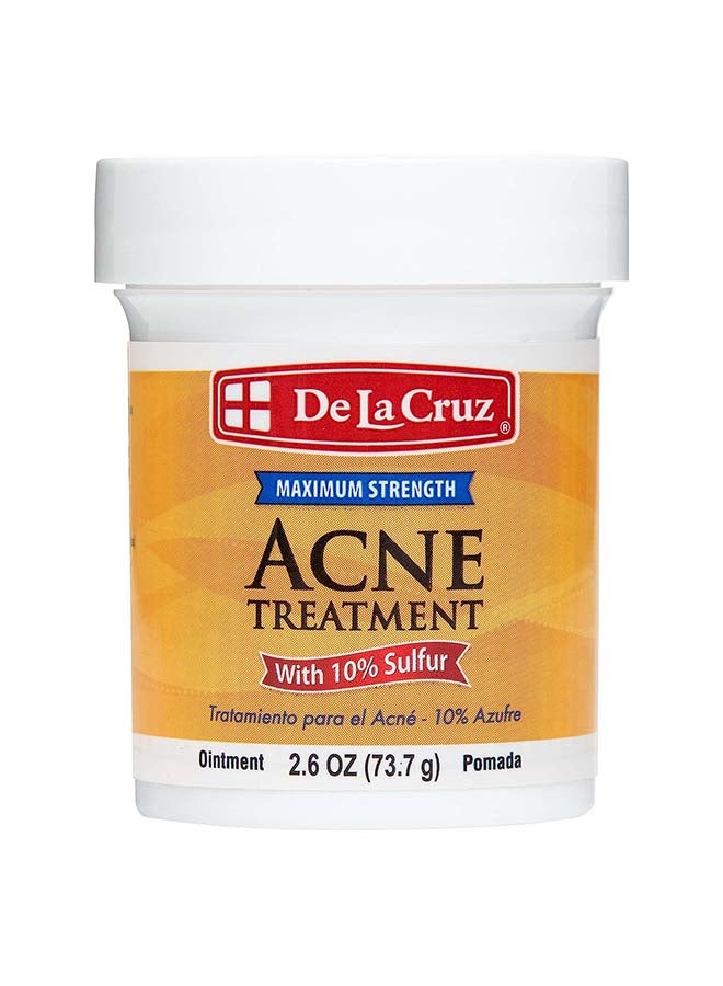 Sulfur Ointment, Acne Medicine, Maximum Power, 2.6 oz (73.7 g)