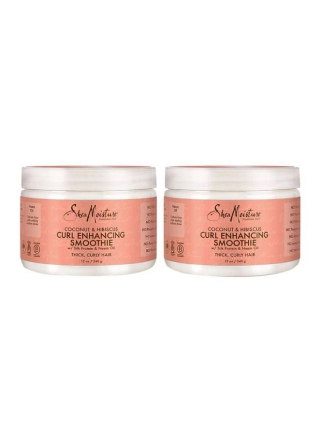 Pack Of 2 Coconut And Hibiscus Curl Enhancer Smoothie 340x2grams