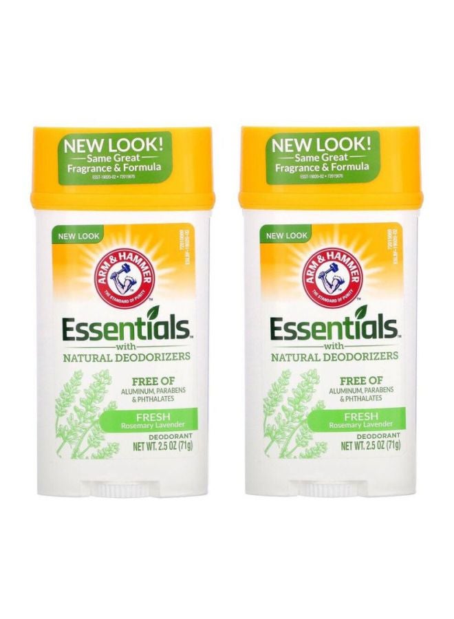 Pack Of 2 Essentials Deodorant 142grams