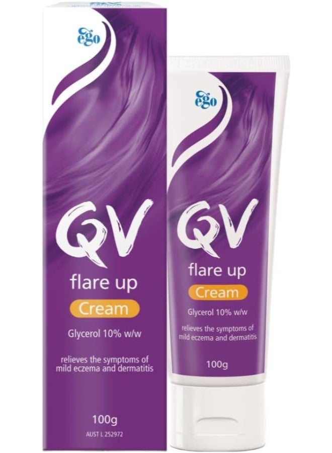 Highly Emollient Anti-Irritant Cream (100g) - for Eczema and Dermatitis Flare-Up Relief - Restores Hydration, Contains 10% Glycerol 100grams