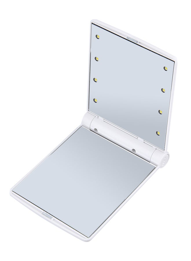 LED Folding Make Up Mirror Clear/White/Yellow