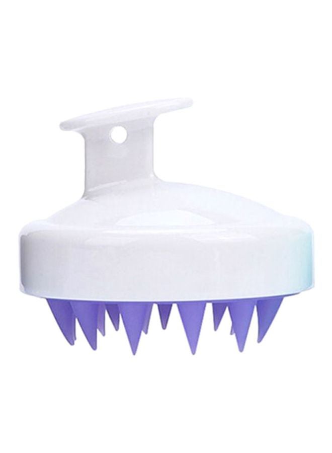 Hair Scalp Massager Comb White/Purple 8x8x8cm